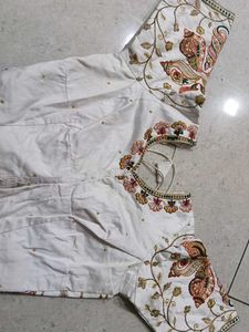 White Embroidered Blouse
