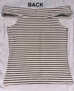 Vero Moda Off-Shoulder Striped Top