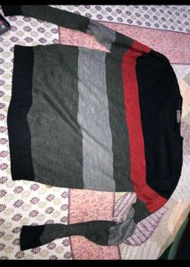 Stylish Black jacket quilted and sweater free