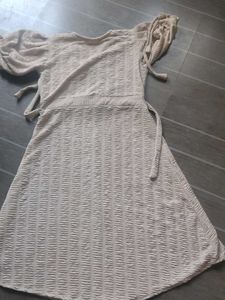 Chic Textured Midi Dress