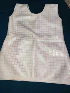 White dress with Pants Set