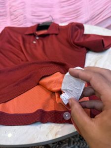 nike red color t shirt