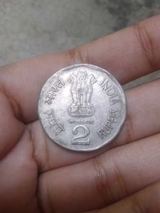 Rare Indian 2 Rupee Coin 2002