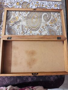 Vintage Wooden Trinket Box