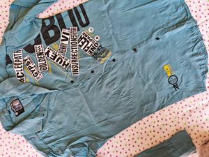 Graphic Print Long Sleeve Shirt
