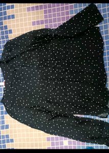 Navy Blue Embellished Full sleeve Top