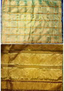 Combo 2 Set Saree Heavy Work With Blouse Kanjeevar