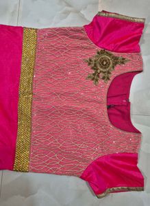 Beautiful Pink Ethnic Gown