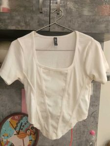 Cream Corset Style Top