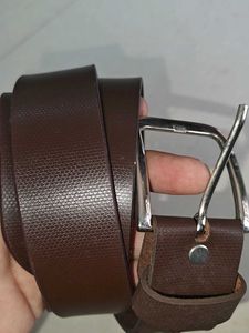 Classic Brown Leather Belt