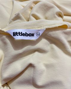 Butter yellow flare dress