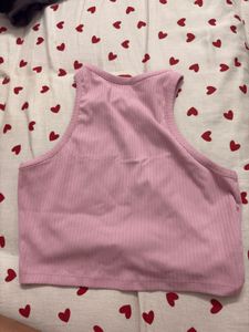 Ribbed Cropped Tank Top