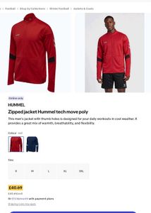 Zipped jacket Hummel tech move poly
