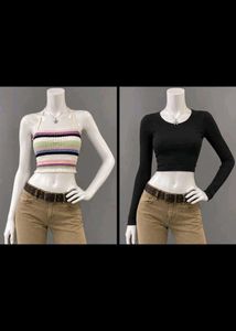Cute Crop Tops Set
