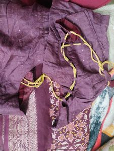 Elegant Purple Banarasi Silk Saree