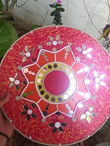 Lippan Art | Handmade| Mirror Work
