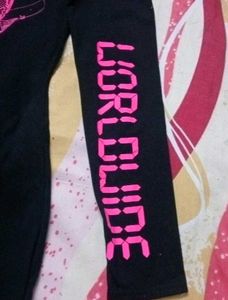 Black World Tour Graphic Dress