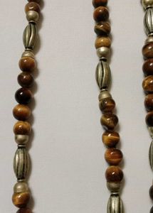 Tiger Eye Beaded Necklace