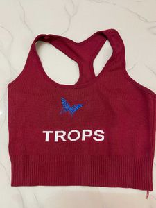 Ribbed Racerback Sports Bra