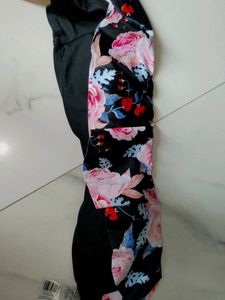 Floral Print strapless bra knotting br