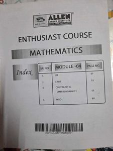 ALLEN Mathematics Enthusiast Course Books 4, 5, 6
