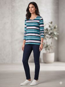 Striped Long Sleeve Top