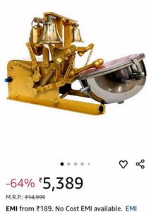 Antique Golden Tabla Drum Mechanism