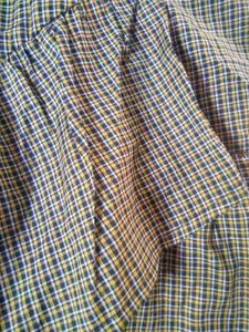 Plaid Ruffle Midi Skirt