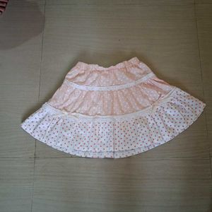 Cute Pink Polka Dot Skirt