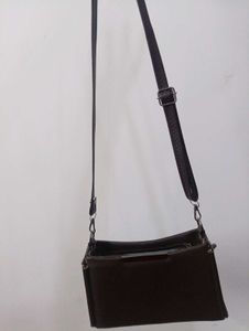 Chic Dark Brown Shoulder Bag
