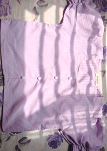 Crop Button Up Top