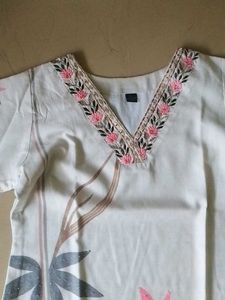 Floral Print Kurta Set