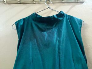 Elegant Teal Fairy Gown