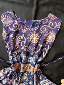 Bohemian Mandala Print Mini Dress