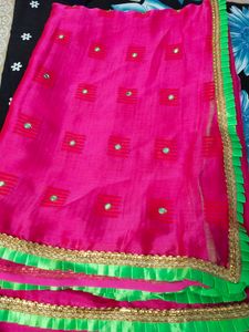 Beautiful Pink Saree