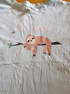 Cute Sloth Graphic T-Shirt