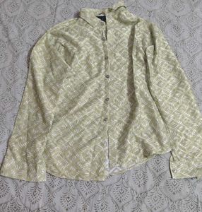Stylish Printed Button-Up Shirt