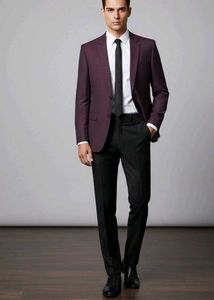 🇮🇳Freedom Sale🇮🇳Stylish Burgundy coat pant
