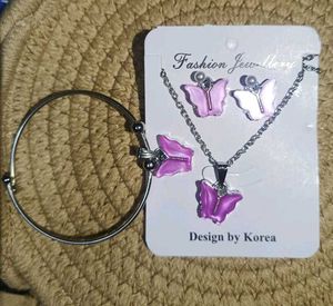 Charming Butterfly Jewelry Set