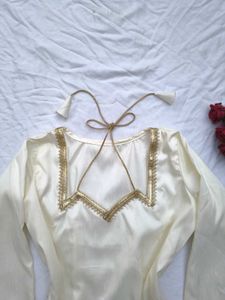 Silk Laila Corset back kurti 🎀