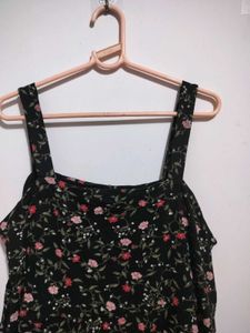 Floral Print Tiered Dress