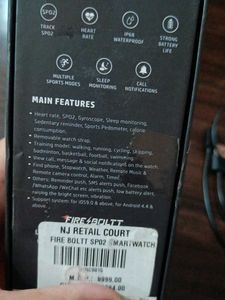 Fire-Boltt Smartwatch - Round HD Screen