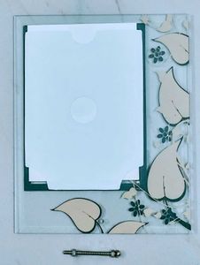 Glass Decorative Photo Frame - 13x18cm