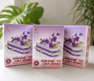 🍇✨ Grape Dream Cake Building Block Set