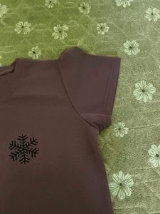 Purple Snowflake Tee