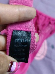 Pink Bra and Panty Set