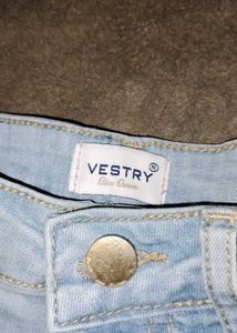Light Blue Denim Shorts