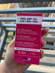 COSIQ Peel App 33% Exfoliate AHA+BHA+PHA