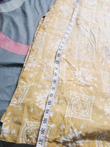 Yellow Kurta Set with White Pants