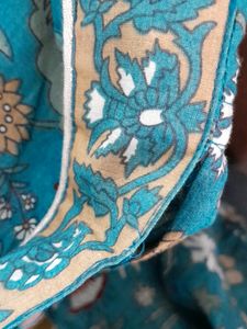 Blue Printed Kurta Set (Women's)